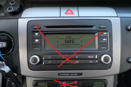 Passat 3C Mittelkonsole Verkleidung Klappe Abdeckung Dekor silber matt chrom Asc