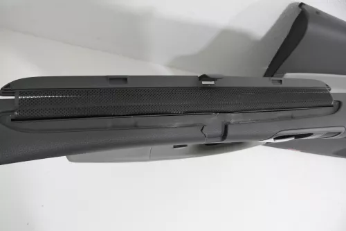 1x VW Passat 3C Kombi Türverkleidung Verkleidung Tür grau Leder Sonnenrollo link (183426)