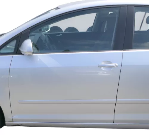 VW Golf Plus 5M Türblatt Tür vorne links Fahrertür silber LA7W -Türblatt +Rahmen
