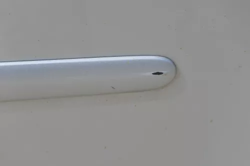 VW Golf Plus 5M Tür vorne rechts Beifahrertür grau silber LA7W Türblatt + Rahmen (183435)