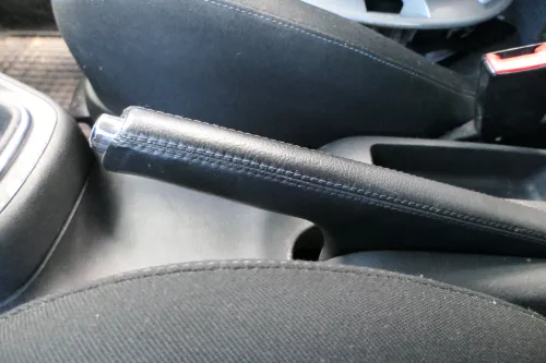 VW Golf 4 Bora Handbremse Feststellbremse Leder schwarz (183481)