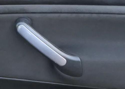 Golf 4 Bora Mittelkonsole Verkleidung um Radio 1j1858069G Dekor grau Türgriff (183485)