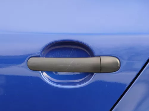 VW Golf 5 V 1K Tür Türrahmen hinten links 4/5-Türer LC5J blau grau -ohneAnbautei (183510)