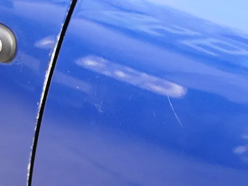 VW Golf 5 V 1K Tür Türrahmen hinten links 4/5-Türer LC5J blau grau -ohneAnbautei (183510)