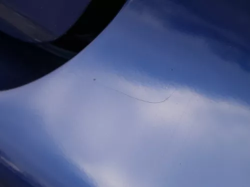 VW Golf 5 1K Limousine Stoßstange hinten Heckstoßstange blau LC5J (183520)