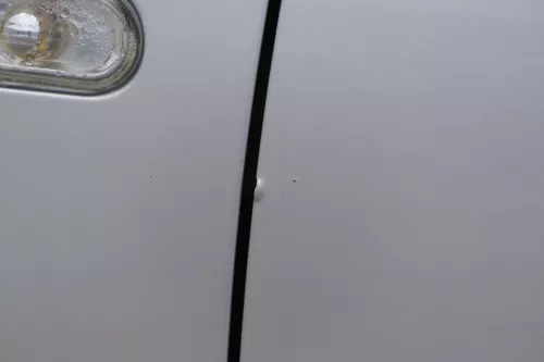 VW Fox 5Z Tür vorne links Fahrertür silber LA7W - ohne Anbauteile (183543)