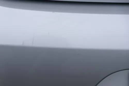 VW Fox 5Z Stoßstange hinten Stoßfänger silber LA7W Heckstoßstange (183545)