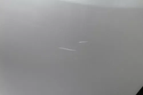 VW Fox 5Z Stoßstange hinten Stoßfänger silber LA7W Heckstoßstange (183545)