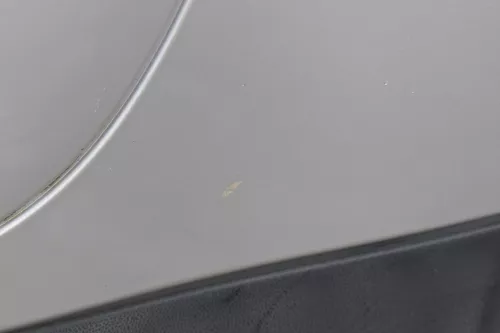 VW Fox 5Z Stoßstange vorne Stoßfänger silber LA7W mit Grill (183548)