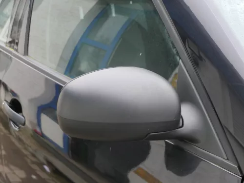 Skoda Fabia 5J mechanisch Spiegel Außenspiegel rechts mit Glas schwarz