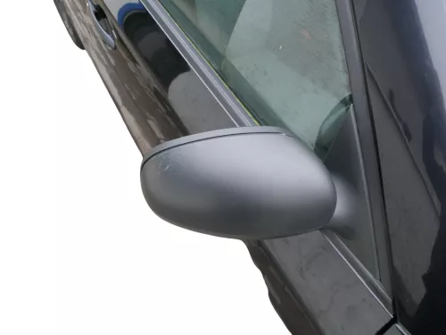 Skoda Fabia 5J mechanisch Spiegel Außenspiegel rechts mit Glas schwarz (183588)