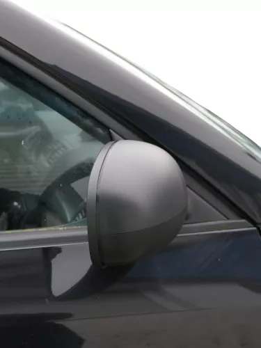 Skoda Fabia 5J mechanisch Spiegel Außenspiegel rechts mit Glas schwarz (183588)