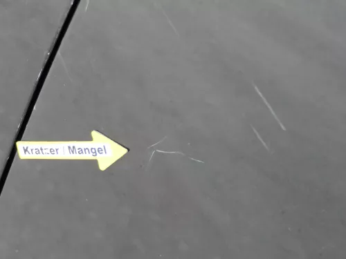 Skoda Fabia 5J Limousine Tür hinten links schwarz LF9R - ohne Anbauteile (183590)