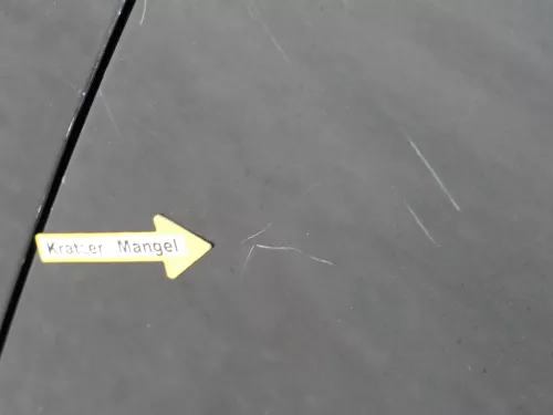 Skoda Fabia 5J Limousine Tür hinten links schwarz LF9R - ohne Anbauteile (183590)