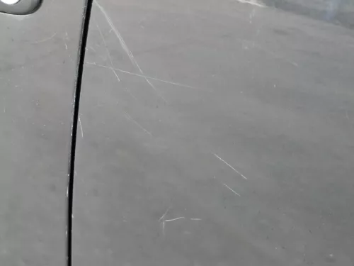 Skoda Fabia 5J Limousine Tür hinten links schwarz LF9R - ohne Anbauteile (183590)