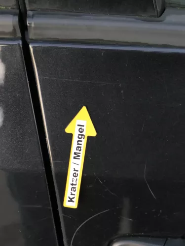 Fabia 5J Limousine Tür vorne rechts Beifahrertür schwarz LF9R - ohne Anbauteile (183591)