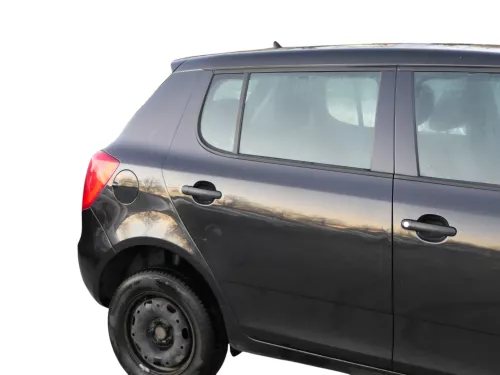 Skoda Fabia 5J Limousine Tür hinten rechts schwarz LF9R - ohne Anbauteile (183592)