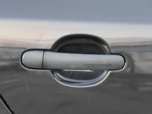 Skoda Fabia 5J Limousine Tür hinten rechts schwarz LF9R - ohne Anbauteile (183592)