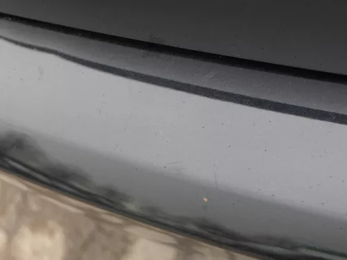 Fabia 5J Schrägheck Limousine Stoßstange hinten Heckstoßstange schwarz LF9R (183594)