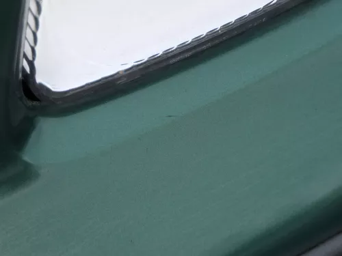 VW Passat 3B Stoßstange vorne Frontstoßstange Stoßfänger vorne grün LC6N + Grill (183616)