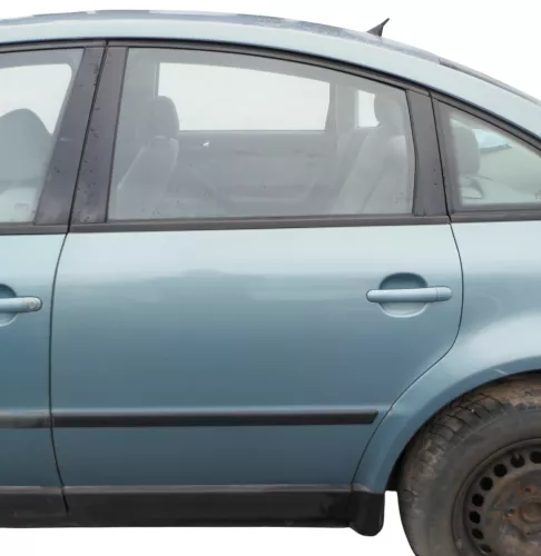 Passat 3B 3BG Limousine Tür hinten links blau türkis grün LB6N - ohne Anbauteile
