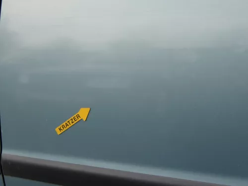 Passat 3B 3BG Limousine Tür hinten links blau türkis grün LB6N - ohne Anbauteile (183619)