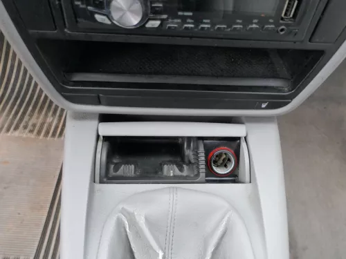 VW Passat 3B Mitteltunnel + Aschenbecher Verkleidung Schaltknauf grau (183633)