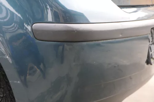 VW Polo 9N 9N3 Stoßstange Heckstoßstange hinten grün LC6X (183646)