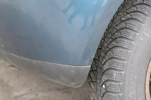 VW Polo 9N 9N3 Stoßstange Heckstoßstange hinten grün LC6X (183646)