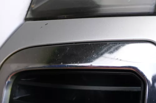 Fabia 6Y Zeichen Kühlergrill Grill Gitter 6Y0853668 silber grau LF7T Logo (183658)