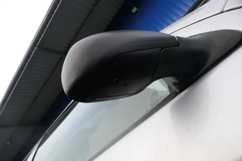 Skoda Fabia 6Y mechanischer Spiegel Außenspiegel rechts grau schwarz matt Glas (183661)