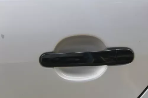 Skoda Fabia 6Y Limousine Schrägheck Tür hinten links grau silber LF7T (183677)