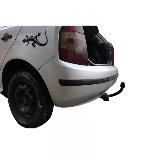 Skoda Fabia 6Y Schrägheck Stoßstange hinten Heckstoßstange grau silber LF7T (183678)