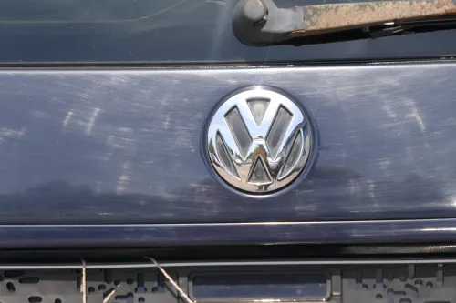 VW Sharan 7M Heckklappe Scheibe  Klappe hinten ab Bj.2000 blau LA5G ohneAnbautei (183721)