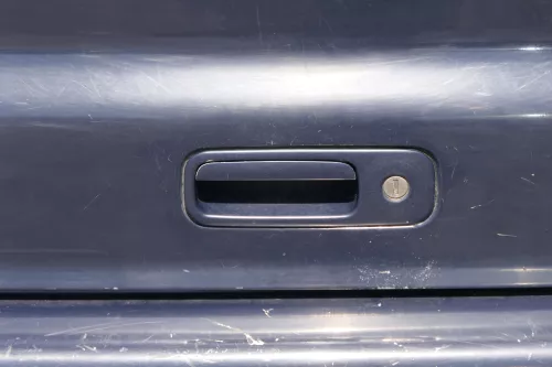 VW Sharan 7M Heckklappe Scheibe  Klappe hinten ab Bj.2000 blau LA5G ohneAnbautei (183721)