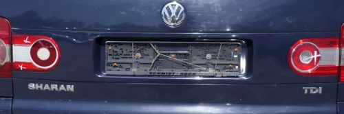 VW Sharan 7M Rücklicht Mitte Rückleuchtenband Kennzeichenhalter blau LA5G (183754)