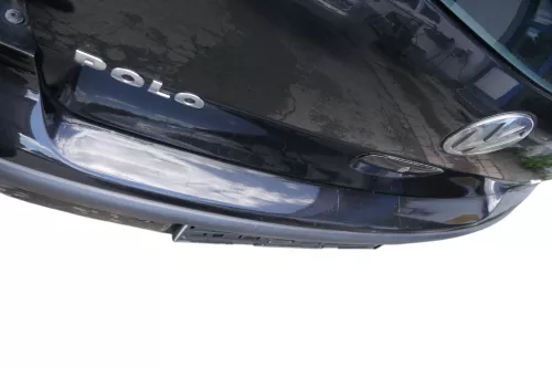 VW Polo 9N 9N3 Stoßstange Heckstoßstange hinten schwarz LC9Z - Einparkhilfe PDC (183798)