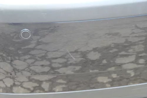 VW Polo 9N 9N3 Stoßstange Heckstoßstange hinten schwarz LC9Z - Einparkhilfe PDC (183798)