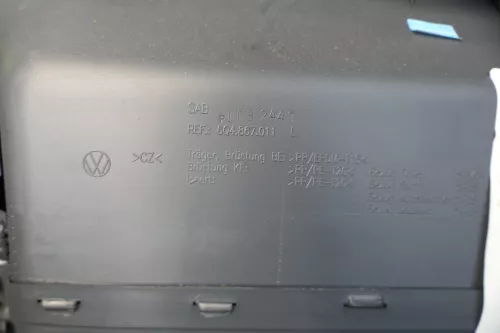 1x VW Polo 9N 9N3 Türverkleidung Verkleidung Tür vorne links  4/5-Türer dunkel (183801)