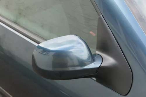 VW Golf 4 Bora elektrischer Spiegel vorne rechts Außenspiegel grün LC6X Glas