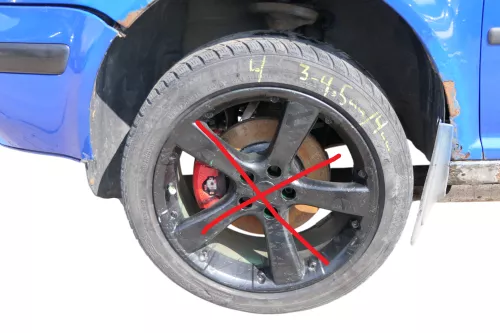 2x NUR Reifen - 225/45 ZR17 91H Winterreifen M+S  - NUR REIFEN -  6-7mm (183882)