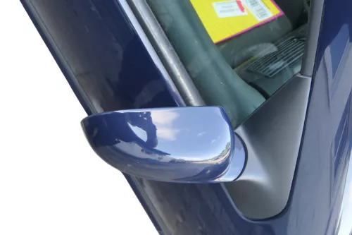 VW Golf 4 Bora elektrischer Spiegel vorne rechts Außenspiegel blau LA5G Glas (183901)