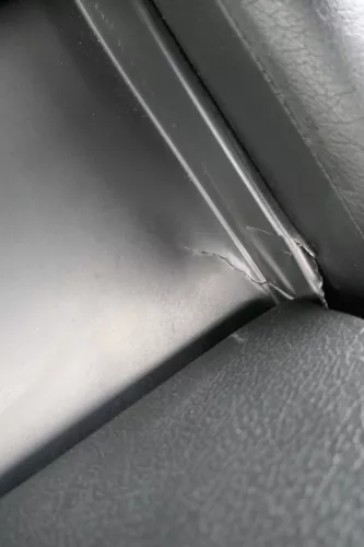 A3 8L Sitz Sitze hint Rückbank Rücksitzbank Sitzfläche Leder schwarz ohneKopfstü (183964)