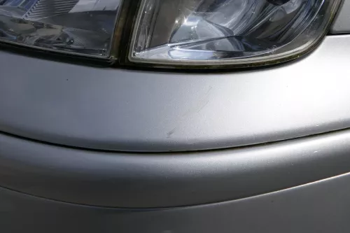 VW Polo 6N2 Stoßstange vorne Frontstoßstange Stoßfänger silber LA7W (183984)