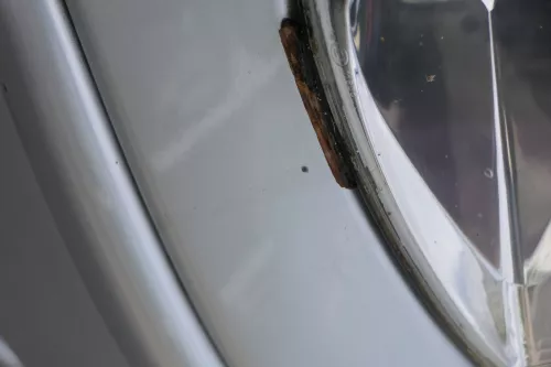 VW Polo 6N2 Stoßstange vorne Frontstoßstange Stoßfänger silber LA7W (183984)