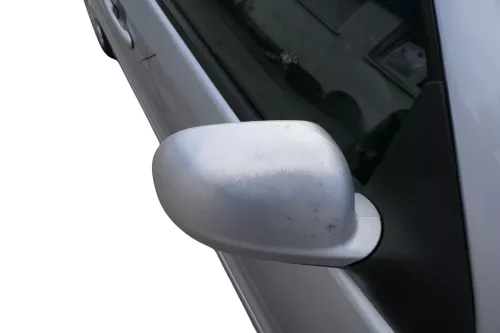 VW Polo 6N2 manueller Spiegel Außenspiegel rechts außen silber LA7W  + Glas (183987)