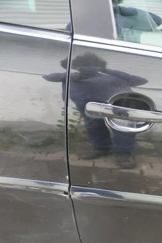 Golf 5 V 1K Tür Türblatt vorne rechts Fahrertür 2/3-Türer schwarz L041 + Rahmen (184032)