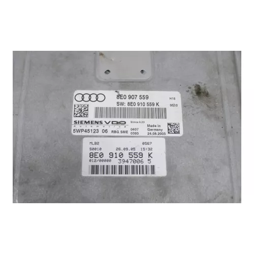 A4 8E B7 Steuergerät Motor 8E0907559  3,2 FSI V6 Benziner Motorsteuergerät (184081)