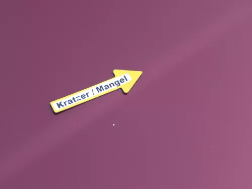 Audi A6 4B Motorhaube Klappe vorn (bis ca. Ende 2001) rot LZ3L mit Grill (184084)