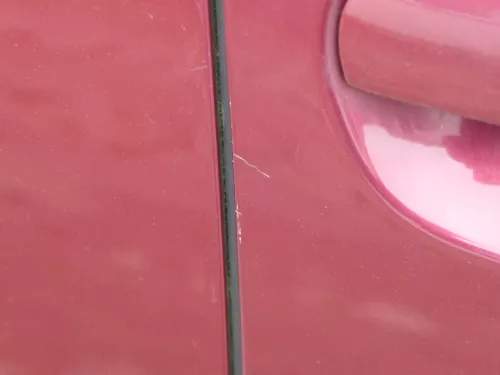 Audi A6 4B C5 Tür nur Türblatt vorne rechts Beifahrertür rot LZ3L - Dellen! (184091)